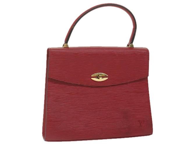 LOUIS VUITTON Epi Malesherbes Hand Bag Red M52377 LV Auth bs11284 Leather  ref.1255584