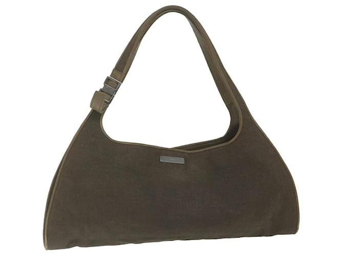 GUCCI Shoulder Bag Canvas Brown 0014245 Auth ac2602 Cloth  ref.1255595