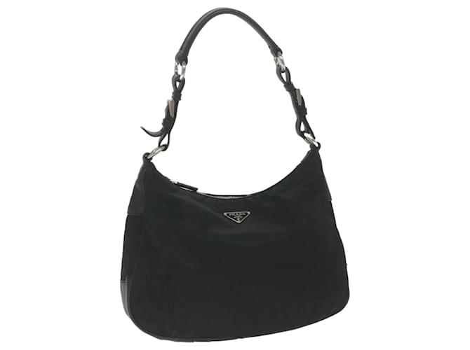 PRADA Shoulder Bag Nylon Black Auth am5243  ref.1255608