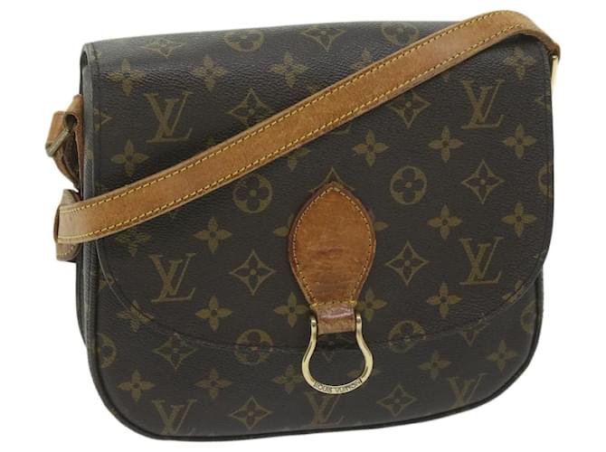 LOUIS VUITTON Monogram Saint Cloud GM bolsa de ombro M51242 Autenticação de LV 64057 Monograma Lona  ref.1255657