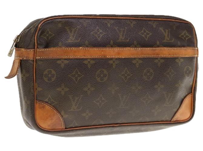 Louis Vuitton Monogram Compiegne 28 Clutch Bag M51845 LV Auth 64302 Cloth  ref.1255660