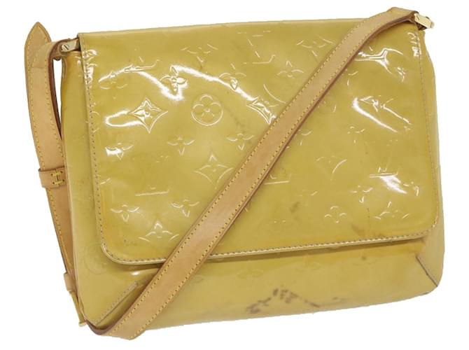 LOUIS VUITTON Monogram Vernis Thompson Street Bag Beige M91301 LV Auth 63309 Patent leather  ref.1255682