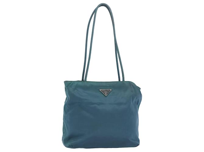 PRADA Shoulder Bag Nylon Blue Auth yb468  ref.1255764