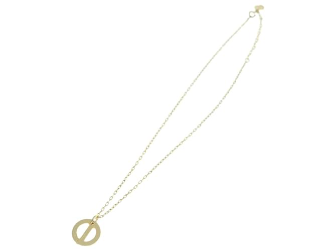 Christian Dior Halskette Metall Gold Auth am5521 Golden  ref.1255775