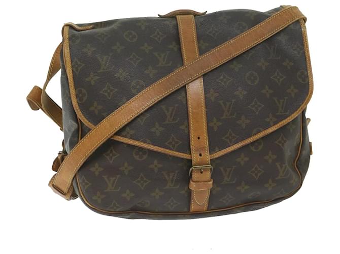 Louis Vuitton Monogram Saumur 35 Shoulder Bag M42254 LV Auth 62739 Cloth  ref.1255800