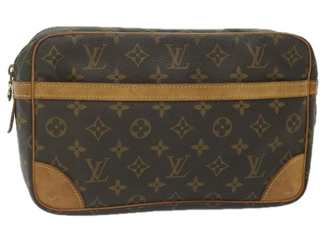 Louis Vuitton Monogram Compiegne 28 Bolsa de Embreagem M51845 LV Auth am5548 Monograma Lona  ref.1255804
