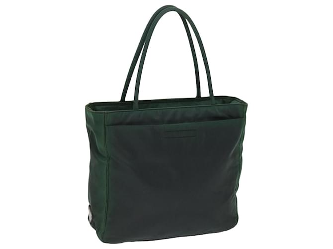 PRADA Hand Bag Nylon Green Auth 63209  ref.1255904