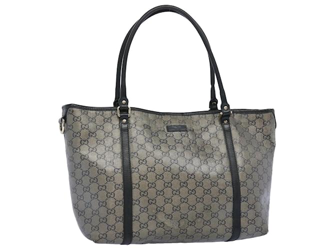 GUCCI GG Crystal Tote Bag Silver 197953 auth 62762 Silvery  ref.1255933