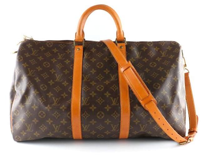 Keepall LOUIS VUITTON  Travel bags T.  leather  ref.1255962