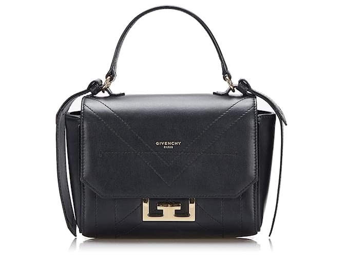 Bolso satchel mini Eden de Givenchy en negro Cuero  ref.1256031