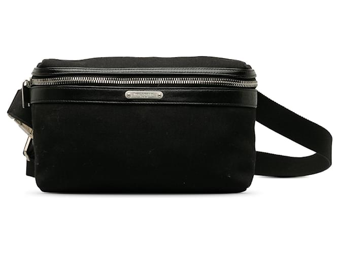 Black Saint Laurent City Belt Bag Leather  ref.1256115