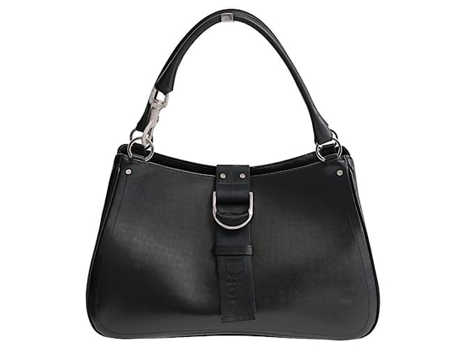 Dior Hardcore shoulder bag in black leather  ref.1256262