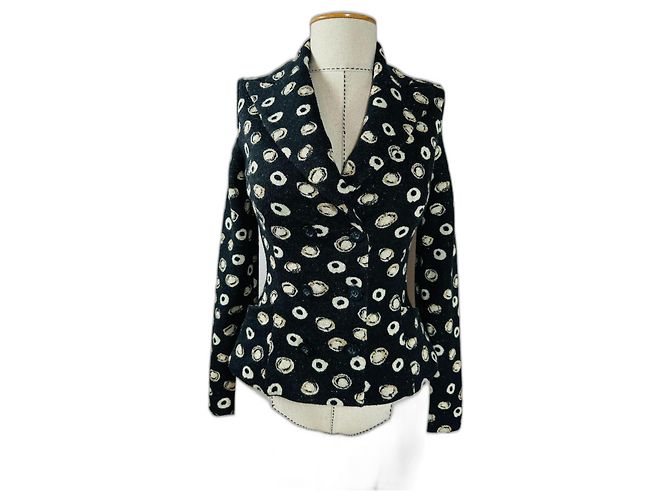Diane Von Furstenberg Blazer Mehrfarbig Wolle Mehrfarben
