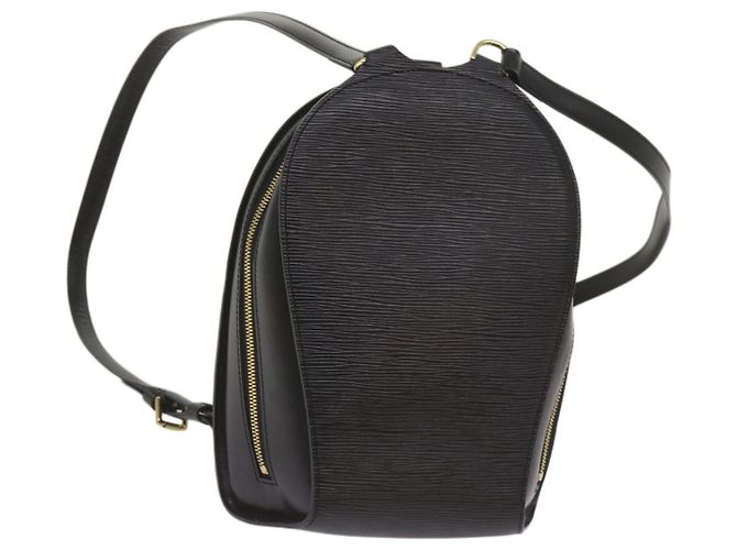 LOUIS VUITTON Epi Mabillon Backpack Black M52232 LV Auth ar11384b
