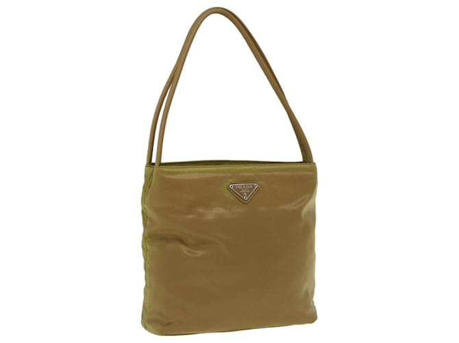 PRADA Shoulder Bag Nylon Khaki Auth ar11362b  ref.1256484