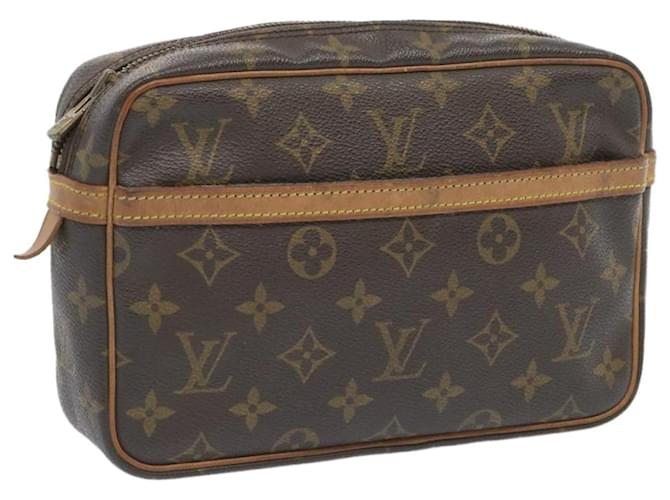 Louis Vuitton Monogram Compiegne 23 Clutch Bag M51847 LV Auth yk10679 Cloth  ref.1256540