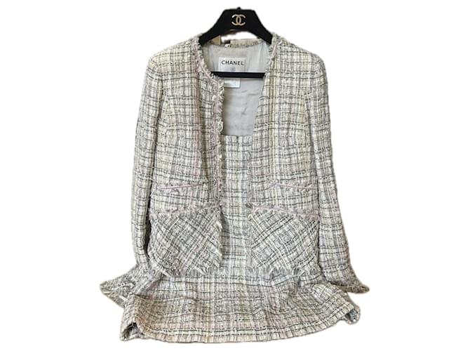 Chanel Costume en tweed Lesage de style Anna Wintour Multicolore  ref.1256932