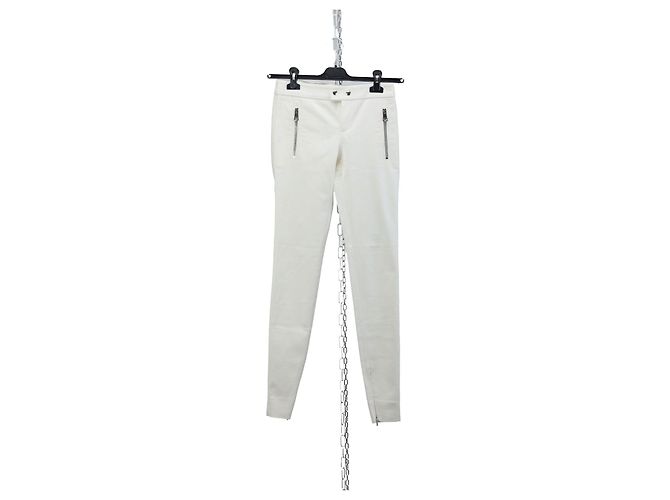 Pantalones blancos de algodón Gucci