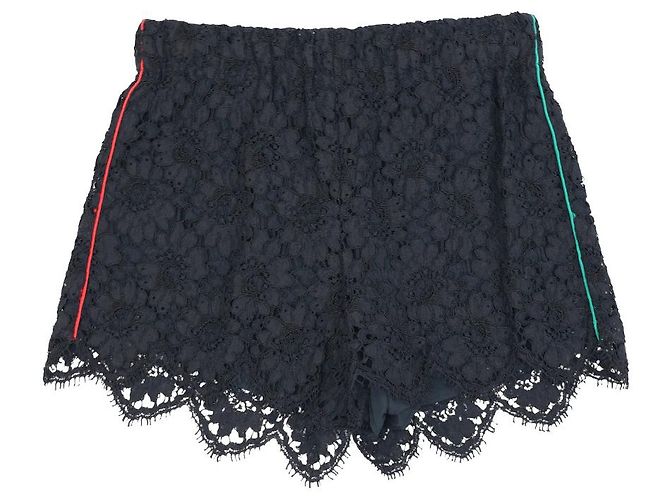 Shorts Gucci de viscose preto