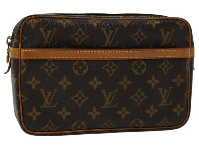 Louis Vuitton Monogram Compiegne 23 Pochette M51847 LV Auth em5782 Monogramma