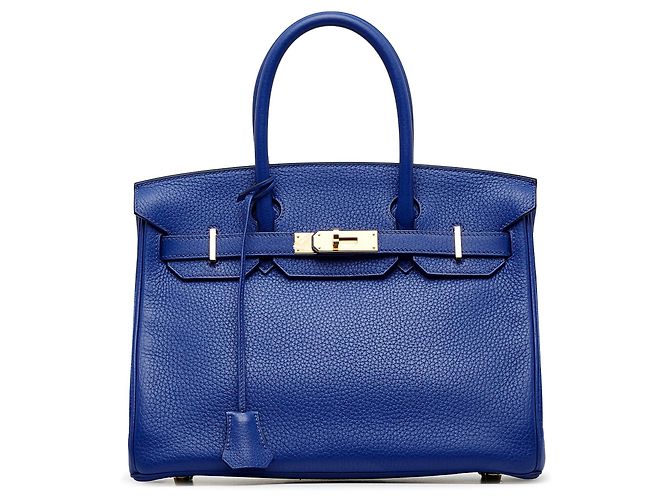 Hermès Borse HERMES Birkin 30 Blu