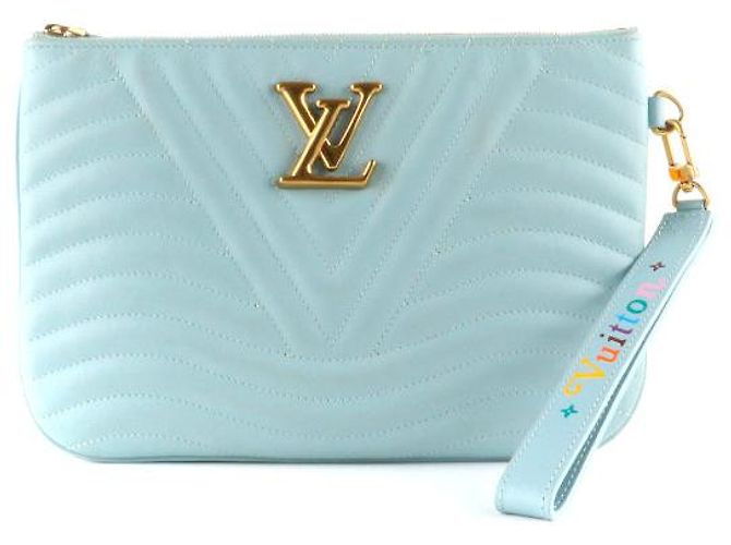 LOUIS VUITTON Pochette Capucines Blu