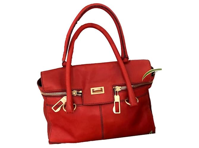 Max Mara Handbags Coral Leather  ref.1257448