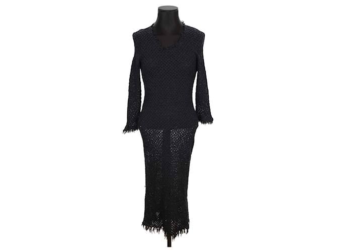 Isabel Marant Dress with lace Black  ref.1257519