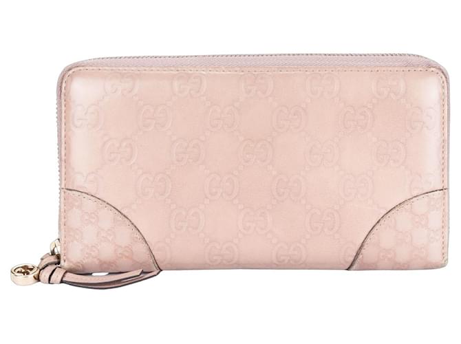 Gucci Rose GG Monogram Long Wallet Pink  ref.1257586