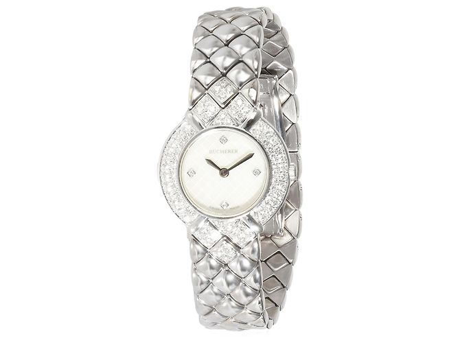 Relógio feminino Bucherer Classique Classique em 18ouro branco kt
