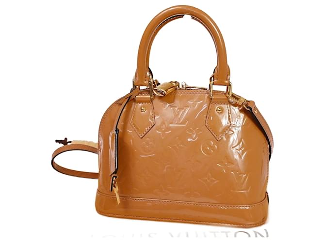 Louis Vuitton Alma Brown Patent leather  ref.1257633