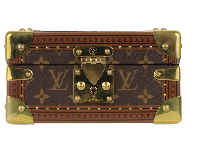 Caixa Louis Vuitton Coffret Trésor 20 Marrom