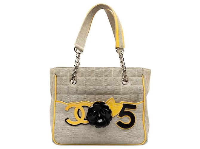 Chanel CC Camellia No 5 Tote Bag  A31573 Cloth  ref.1257812