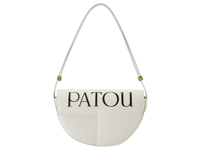 Autre Marque Le Petit Patou Bag - PATOU - Leather - White Pony-style calfskin  ref.1257924