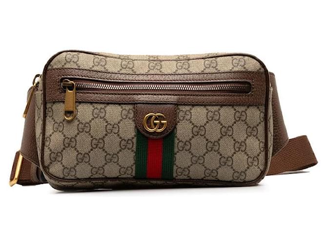 Gucci GG Supreme Ophidia Shoulder Bag  574796 Cloth  ref.1257955