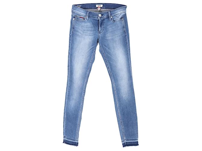 Tommy Hilfiger Jeans skinny da donna Blu Cotone  ref.1258116