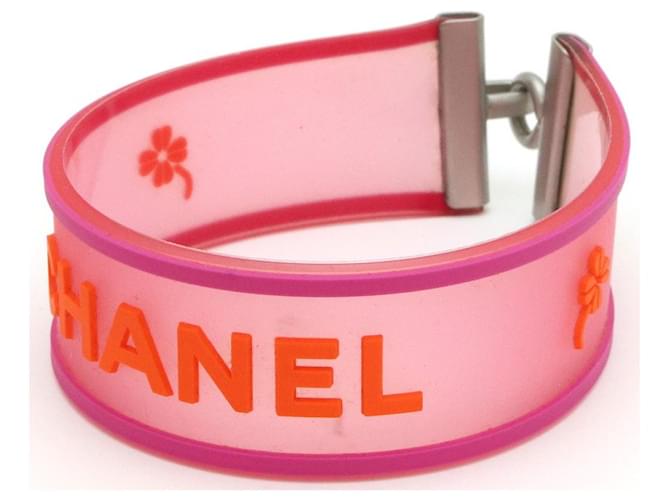 Chanel Bracelet Pink Purple Rubber  ref.1258171