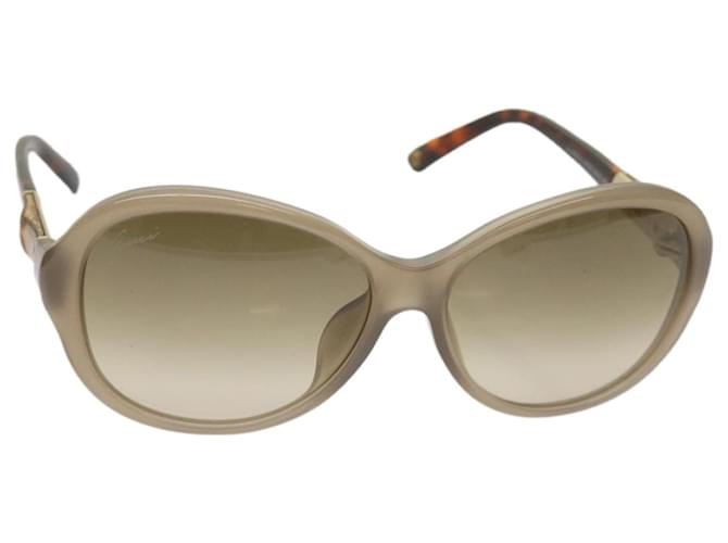 GUCCI Bamboo Sunglasses plastic Brown Auth 66637  ref.1258234