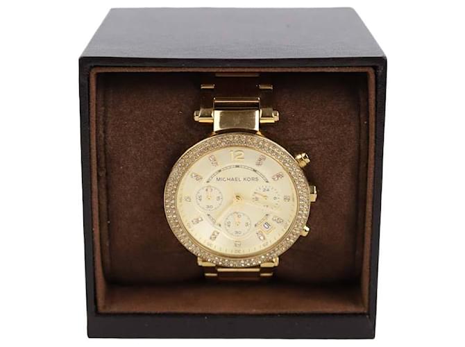 Michael Kors relógio de ouro Dourado  ref.1258271