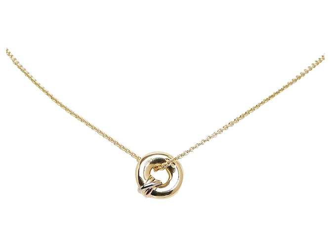 Trinity Cartier necklaces Golden Cloth  ref.1258297