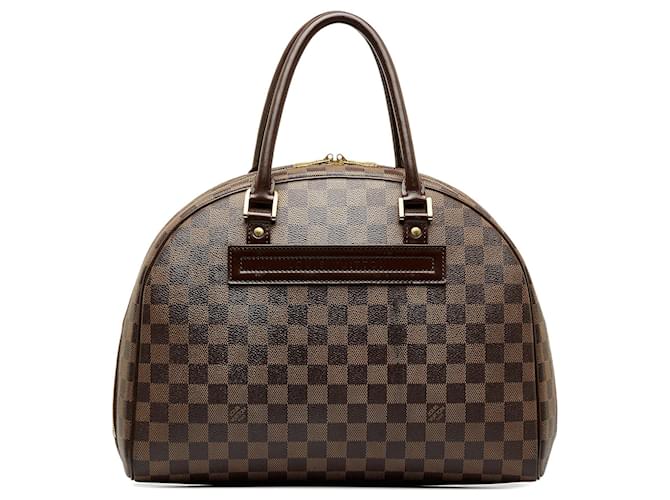 LOUIS VUITTON Travel bags Other Brown Linen  ref.1258354