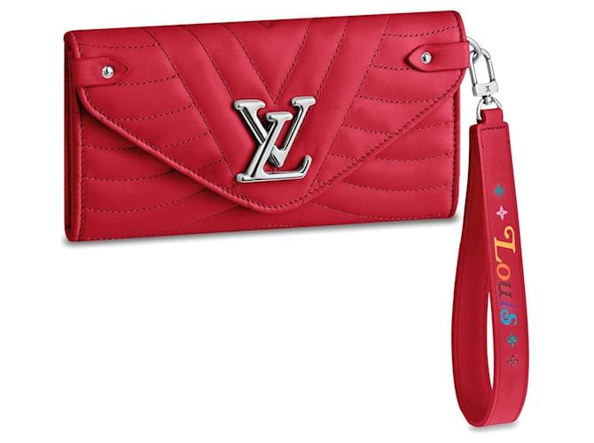 Louis Vuitton Wallets Red Leather  ref.1258385