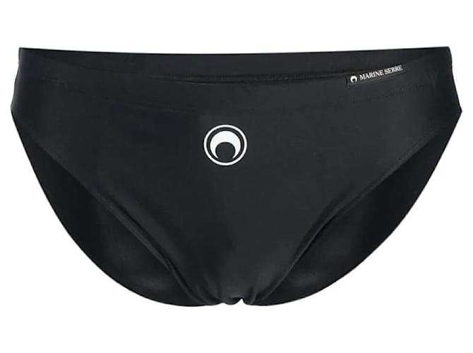 MARINE SERRE Swimwear Black Synthetic  ref.1258388