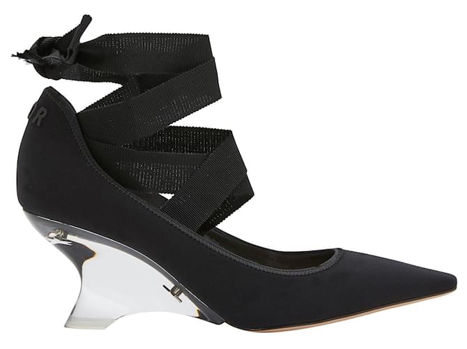 Dior heels Black Cloth  ref.1258411