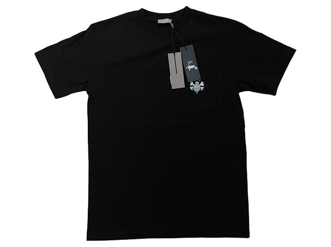 Camisetas DIOR Negro Algodón  ref.1258414