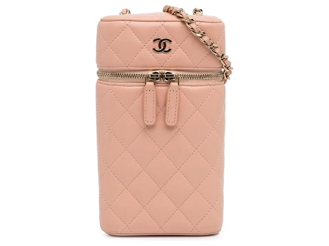 CHANEL Handbags Other Pink Leather  ref.1258437