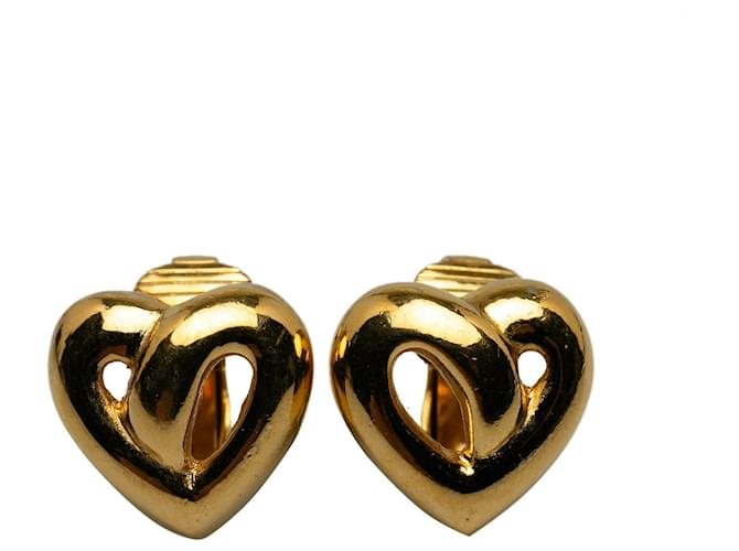 Dior earrings Golden Metal  ref.1258456