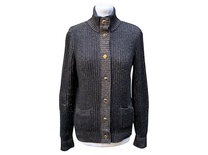 Chanel sweater Black Cashmere  ref.1258462