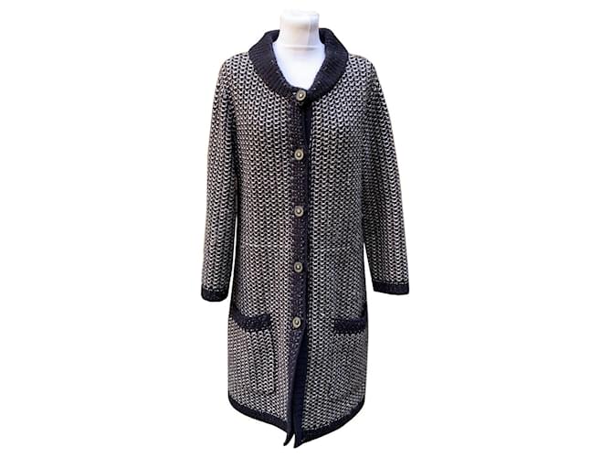 Chanel maglione Blu Cachemire  ref.1258463
