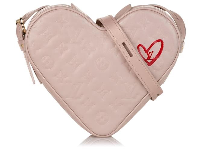 LOUIS VUITTON Handbags Pink Leather  ref.1258470
